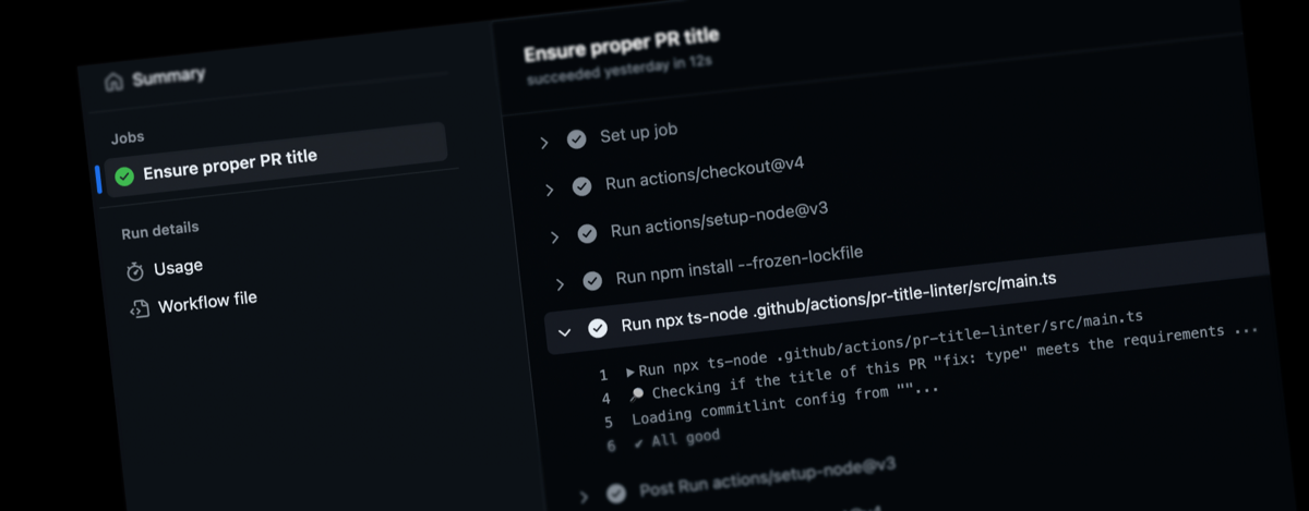 Hands-On: Writing good commit messages and enforcing valid Pull Request titles on GitHub