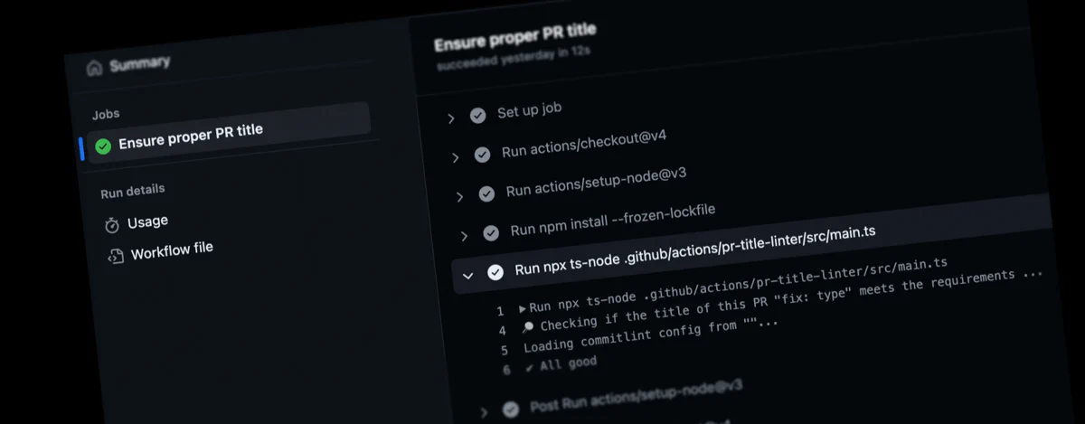 Hands-On: Writing good commit messages and enforcing valid Pull Request titles on GitHub